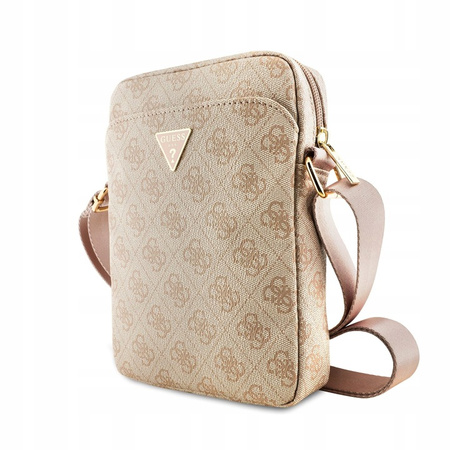 Torba Na Ramię Guess PU 4G Triangle Logo 8" Różowa