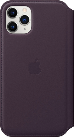 Skórzane etui Apple iPhone 11 Pro Leather Folio - fiolet