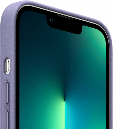 Skórzane etui z MagSafe Apple do iPhone 13 Pro Max Glicynia - MM1P3ZM/A