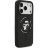 Etui Silikonowe Karl Lagerfeld K&C Ring  do iPhone 17 Pro Czarne - KLHMP17LSCMKCRHK