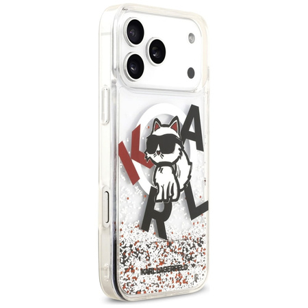 Etui Karl Lagerfeld Liquid do iPhone 17 Pro Max przezroczysty
