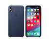 Skórzane etui Apple do iPhone XS Max Niebieski - MRWU2ZE/A