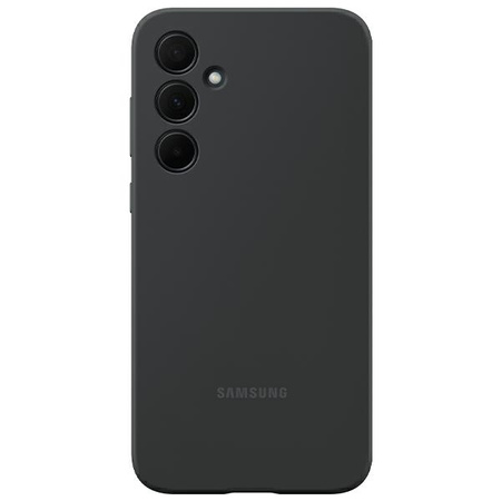Silikonowe etui Samsung do Galaxy A35 5G Czarne - EF-PA356TBE