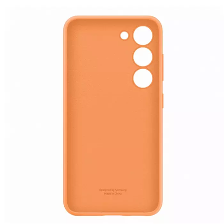 Silikonowe etui Samsung Silicone Case do Galaxy S23 - pomarańczowe