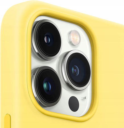 Silikonowe etui z MagSafe Apple do iPhone 13 Pro Max Skórka Cytryny - MN6A3ZM/A