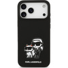 Etui Silikonowe Karl Lagerfeld K&C Logo do iPhone 17 Pro Max Czarne - KLHMP17XSKCGRGOK