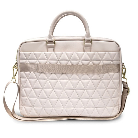 Guess Quilted Bag for Notebook 16"  Różowe