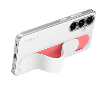 Etui Samsung Standing Grip Case white cover do Galaxy S25 Białe