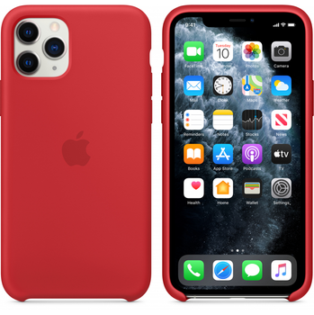Silikonowe etui Apple do iPhone 11 Pro Max Czerwone - MWYV2ZE/A