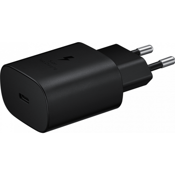ORYGINALNA ŁADOWARKA SIECIOWA SAMSUNG 25W USB C SUPER FAST CHARGE Czarna