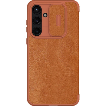 Nillkin Qin Book PRO Case for Samsung Galaxy A55 5G Brązowe