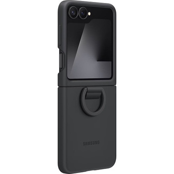 Silikonowe etui Samsung do Galaxy Z Flip7 FE Case Ring Czarne - EF-PF741TBEGWW