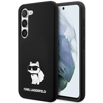 Karl Lagerfeld Liquid Silicone Choupette NFT Case for Samsung Galaxy S24 Czarne