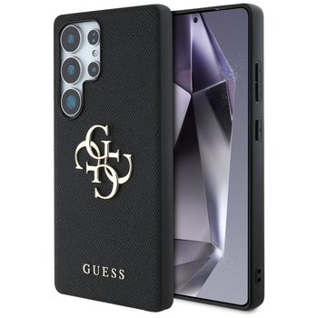 Etui Guess 4G Classic Logo do Galaxy S25 Ultra Czarne - GUHCS25LPGT4MBK