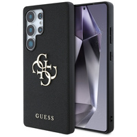 Etui Guess 4G Classic Logo do Galaxy S25 Ultra Czarne - GUHCS25LPGT4MBK