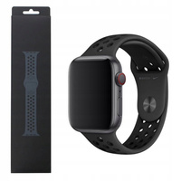 Pasek Apple Watch 38/40/41/SE/SE 2 Nike Sport Band Antracytowo Czarny - MX8C2FE/A