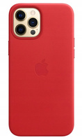 Skórzane etui z MagSafe Apple do iPhone 12 Pro Max Czerwone - MHKJ3ZM/A