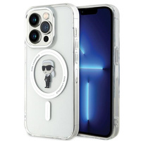 Etui Karl Lagerfeld IML Ikonik do iPhone 15 Pro Przezroczyste - KLHMP15LHFCKNOT