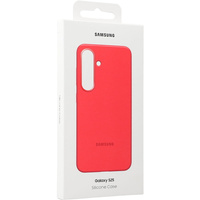 Samsung Silicone Cover for Galaxy S25 Czerwone EF-PS931CRE