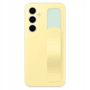 Etui Samsung do Galaxy S24 FE Standing Grip Żółte - EF-GS721CYEGWW