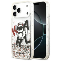 Etui Karl Lagerfeld Liquid do iPhone 17 Pro Max przezroczysty