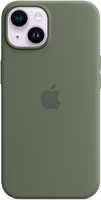 Apple Iphone 14 Silikonowe etui z Magsafe Oliwka