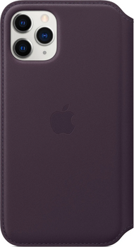 Skórzane etui Apple iPhone 11 Pro Leather Folio - fiolet