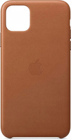 Plecki Apple do iPhone 11 Pro Max LEATHER Brązowy