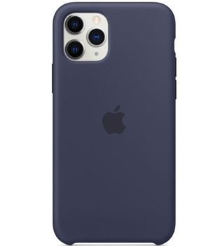 Silikonowe etui Apple do iPhone 11 Pro Granatowe - MWYJ2ZM/A